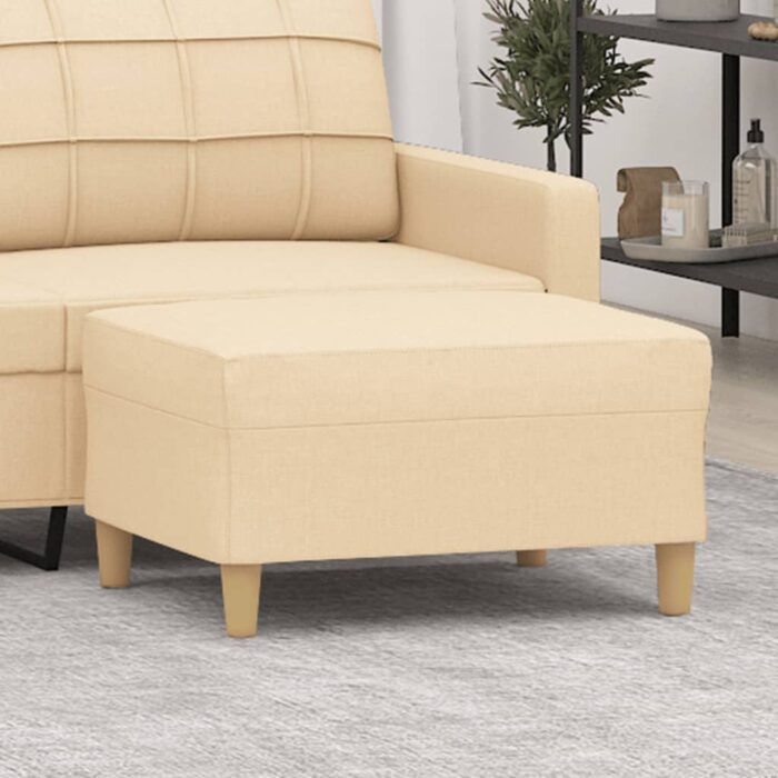 VXL8720287185765_m_en_hd_1.jpg Repose-pied Crème 70x55x41 cm Tissu – Image 1