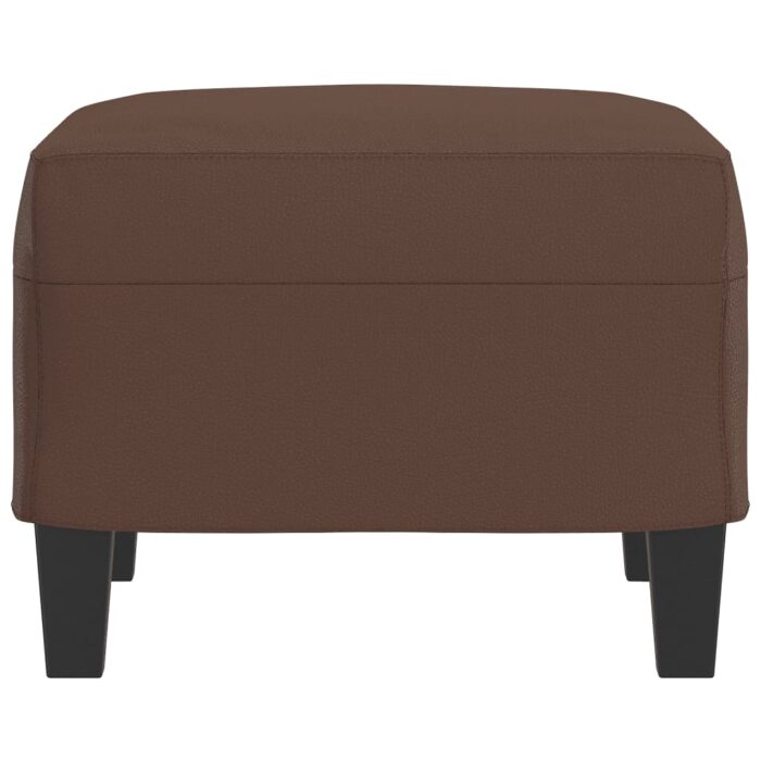 Repose-pied Marron 60x50x41 cm Similicuir – Image 2