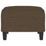 Repose-pied Marron 70x55x41 cm Tissu – Image 2