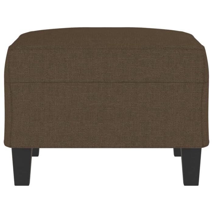 Repose-pied Marron 70x55x41 cm Tissu – Image 2