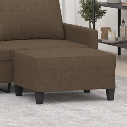 Repose-pied Marron 70x55x41 cm Tissu