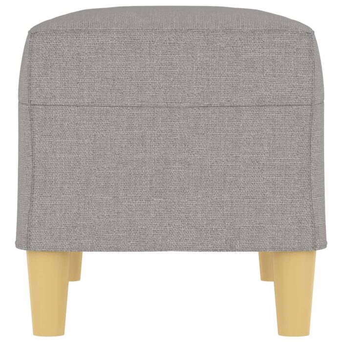 Banc Gris clair 70x35x41 cm Tissu – Image 2