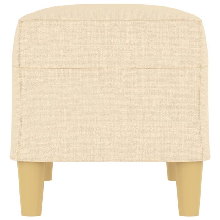 Banc Crème 70x35x41 cm Tissu – Image 2