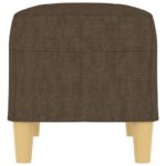 Banc Marron 70x35x41 cm Tissu – Image 2