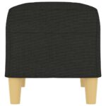 Banc Noir 70x35x41 cm Tissu – Image 2