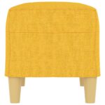 Banc Jaune clair 70x35x41 cm Tissu – Image 2