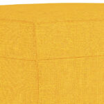 Banc Jaune clair 70x35x41 cm Tissu – Image 3