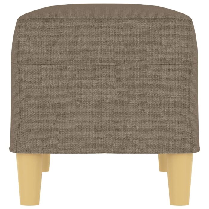 Banc Taupe 70x35x41 cm Tissu – Image 2