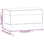 Banc Taupe 70x35x41 cm Tissu – Image 5