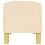 Banc Crème 100x35x41 cm Tissu – Image 2
