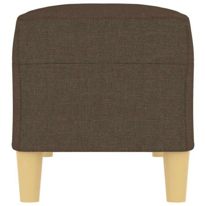 Banc Marron 100x35x41 cm Tissu – Image 2