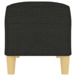 Banc Noir 100x35x41 cm Tissu – Image 2