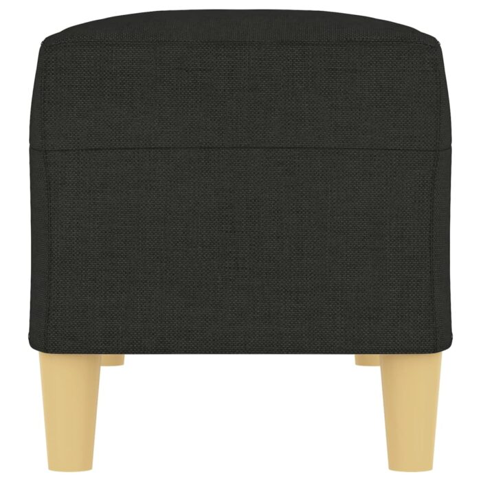 Banc Noir 100x35x41 cm Tissu – Image 2