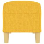 Banc Jaune clair 100x35x41 cm Tissu – Image 2