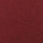 Banc Rouge bordeaux 100x35x41 cm Tissu – Image 4