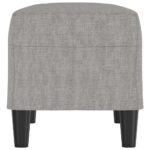 Banc Gris clair 70x35x41 cm Tissu – Image 2