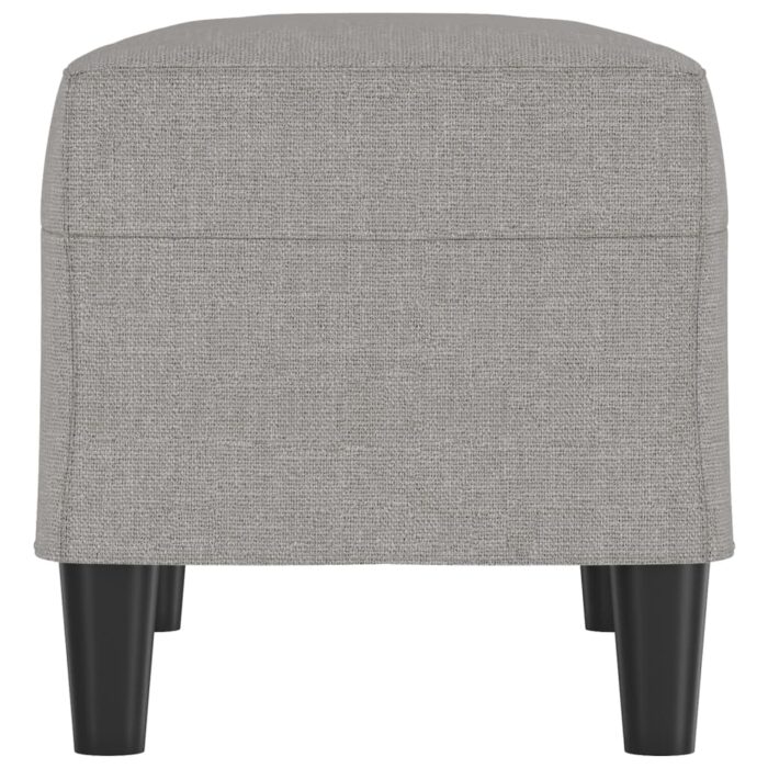 Banc Gris clair 70x35x41 cm Tissu – Image 2