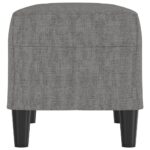 Banc Gris foncé 70x35x41 cm Tissu – Image 2