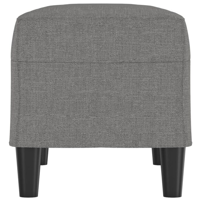 Banc Gris foncé 70x35x41 cm Tissu – Image 2