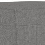 Banc Gris foncé 70x35x41 cm Tissu – Image 3