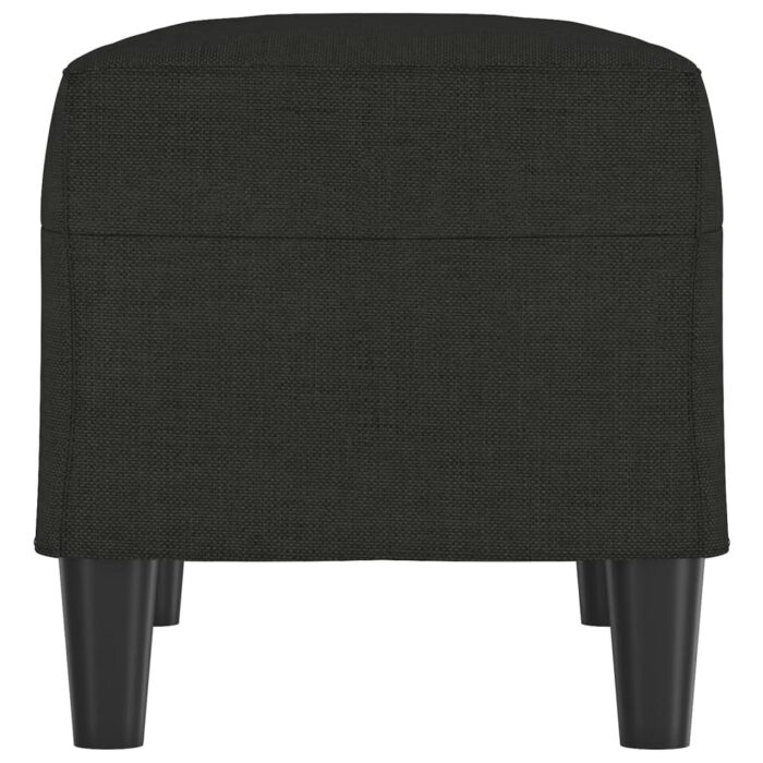 Banc Noir 70x35x41 cm Tissu – Image 2