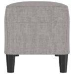 Banc Gris clair 100x35x41 cm Tissu – Image 2