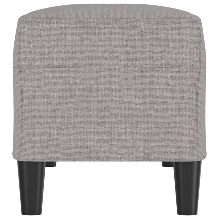 Banc Gris clair 100x35x41 cm Tissu – Image 2