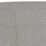 Banc Gris clair 100x35x41 cm Tissu – Image 3