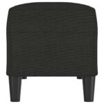 Banc Noir 100x35x41 cm Tissu – Image 2
