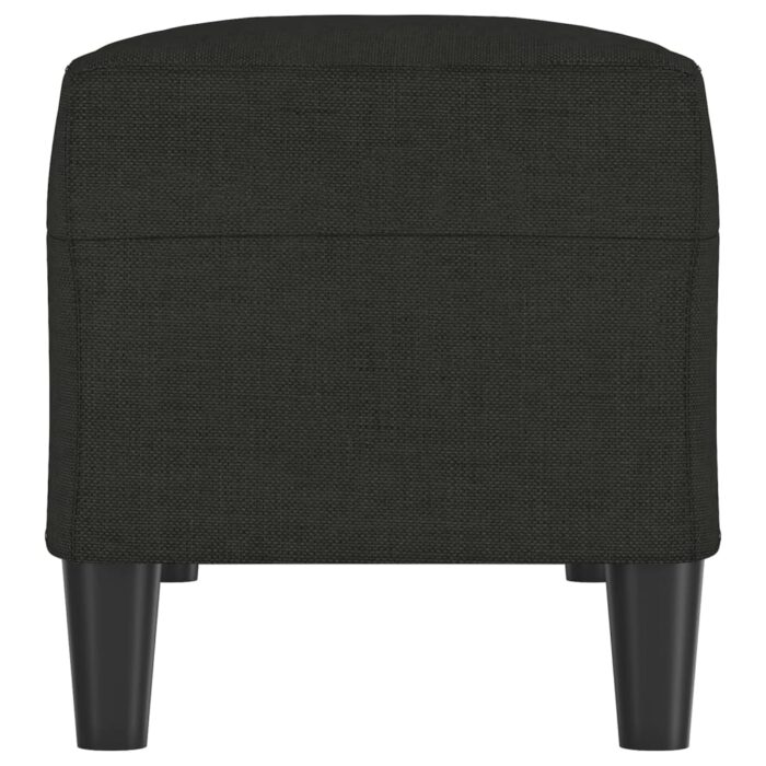 Banc Noir 100x35x41 cm Tissu – Image 2
