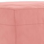 Banc Rose 100x35x41 cm Velours – Image 3