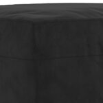 Banc Noir 100x35x41 cm Velours – Image 3