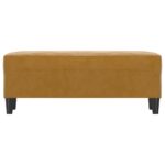 Banc Marron 100x35x41 cm Velours – Image 2