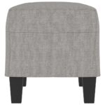 Banc Gris clair 70x35x41 cm Tissu – Image 2