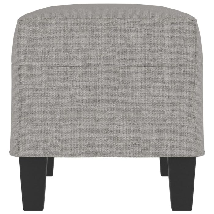 Banc Gris clair 70x35x41 cm Tissu – Image 2