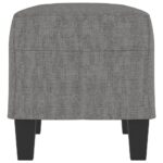Banc Gris foncé 70x35x41 cm Tissu – Image 2