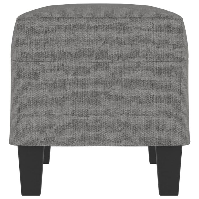 Banc Gris foncé 70x35x41 cm Tissu – Image 2