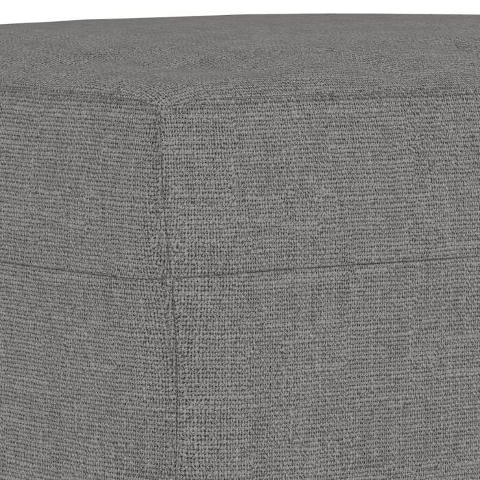Banc Gris foncé 70x35x41 cm Tissu – Image 3