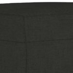 Banc Noir 70x35x41 cm Tissu – Image 3