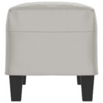 Banc Gris clair 70x35x41 cm Tissu microfibre – Image 2