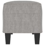 Banc Gris clair 100x35x41 cm Tissu – Image 2