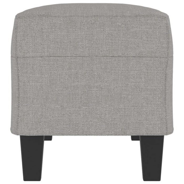 Banc Gris clair 100x35x41 cm Tissu – Image 2