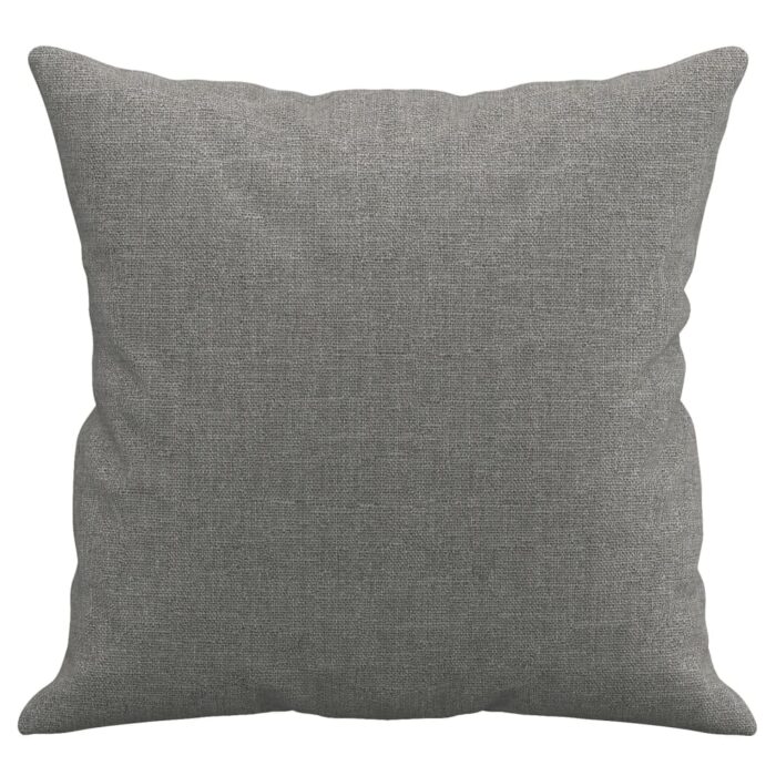 Coussins décoratifs 2 pcs Gris foncé 40x40 cm Tissu – Image 2