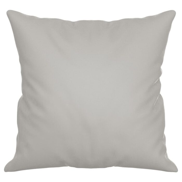 Coussins décoratifs 2 pcs Gris clair 40x40 cm Tissu microfibre – Image 2