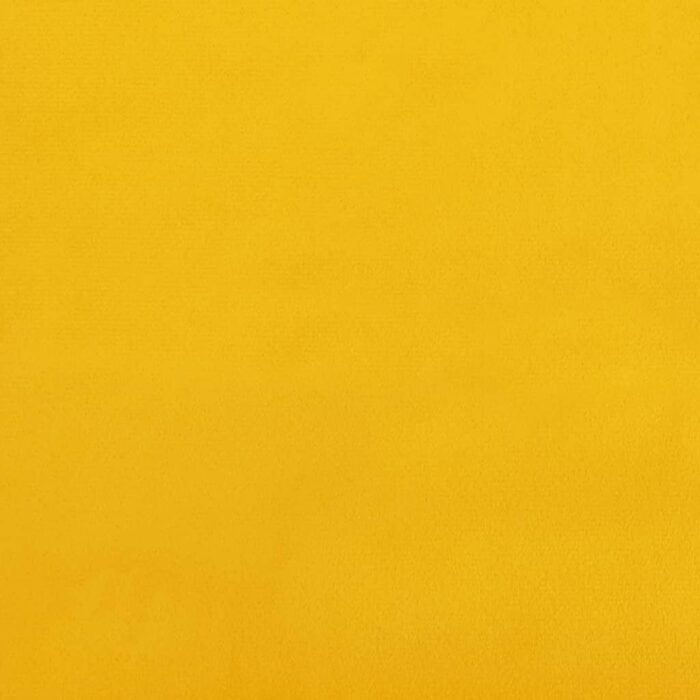 Coussins décoratifs 2 pcs Jaune Ø15x50 cm Velours – Image 4