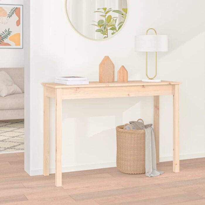 Table console 110x40x75 cm Bois massif de pin – Image 1