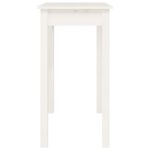 Table console Blanc 80x40x75 cm Bois massif de pin – Image 4