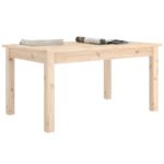 Table basse 80x50x40 cm Bois massif de pin – Image 4