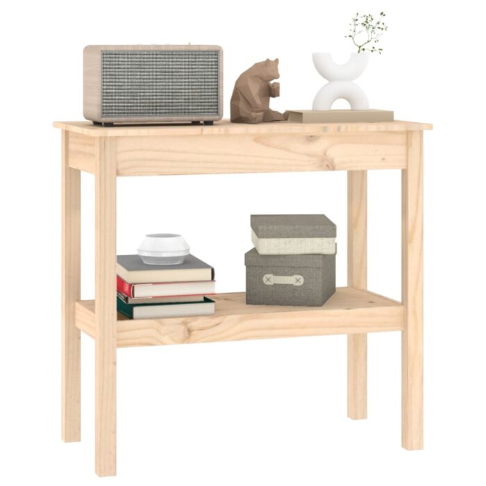 Table console 80x40x75 cm Bois massif de pin – Image 3