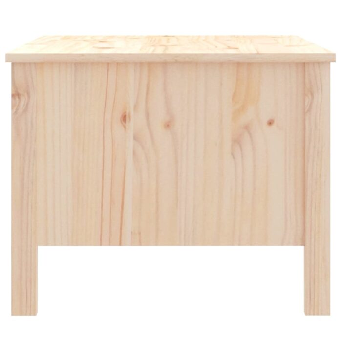Table basse 100x50x40 cm Bois massif de pin – Image 5